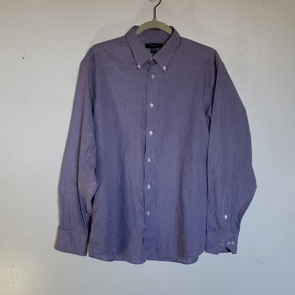 Structure Long Sleeve Shirt Neck Size 16-16.5  LG